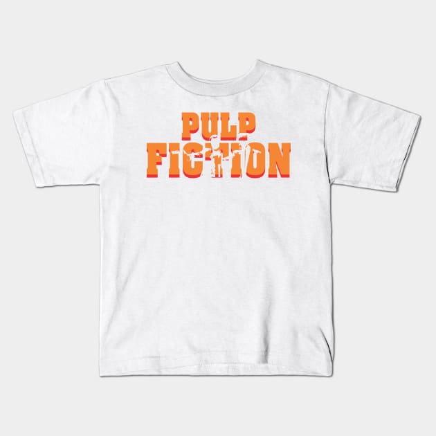 Pulp Fiction Logo Kids T-Shirt by mito42